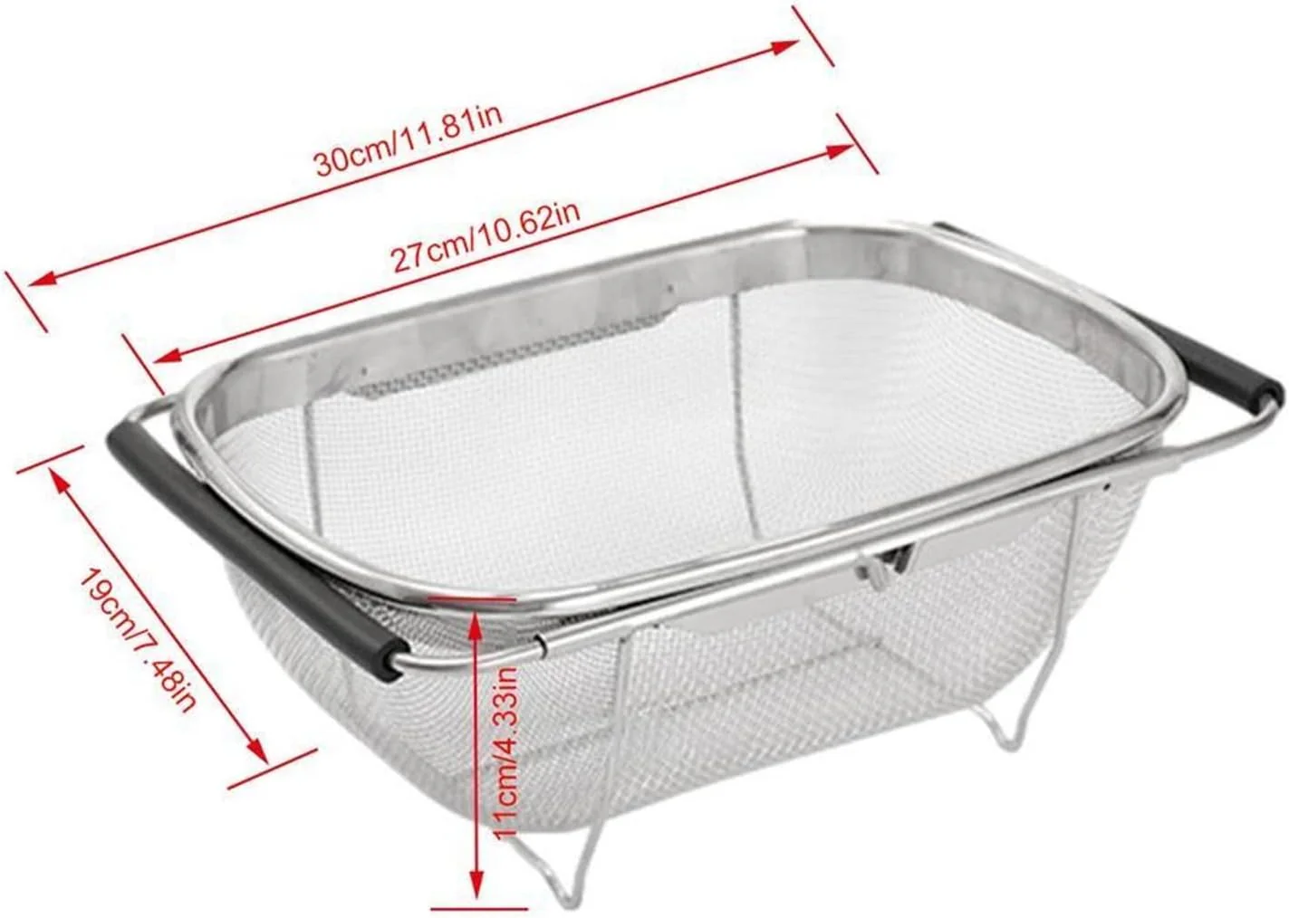 Cesta de drenaje de acero inoxidable - Imagen 2