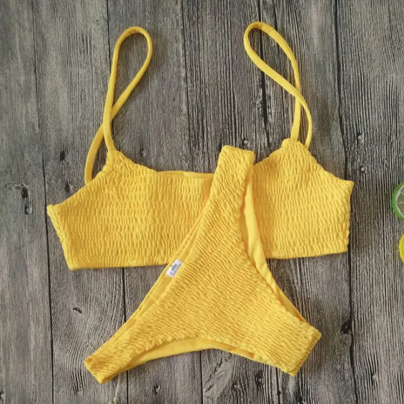 Bikini de Crochet Bandeau Triangular - Imagen 2