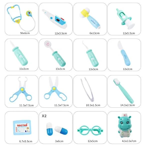Juguete de doctor 47 piezas para la medicina - Imagen 7