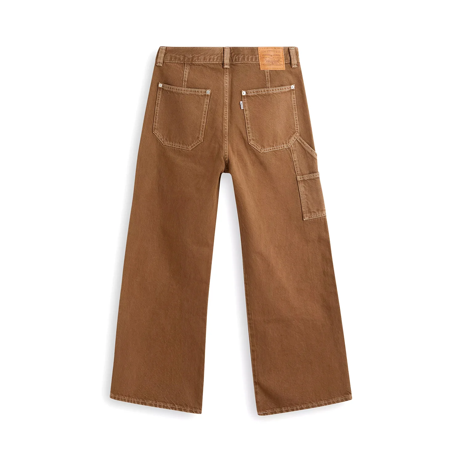 Pantalón Urbano Mujer Levis Dad Utility Z5820 Brown Garment Dye - Imagen 3