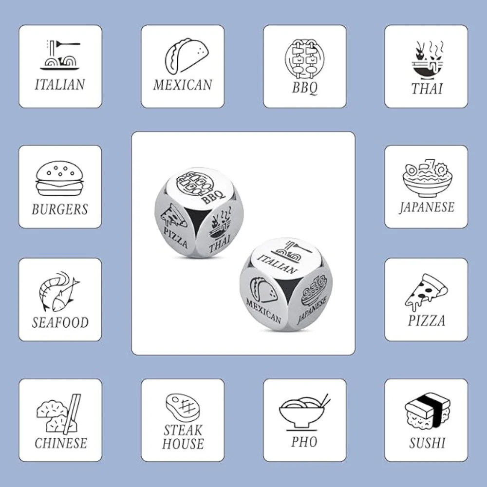 Dados para decidir comida(1und) - Imagen 2
