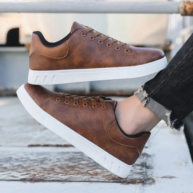 Zapatillas de Vestir de Cuero para Hombre Casual Estilo Británico - Imagen 2