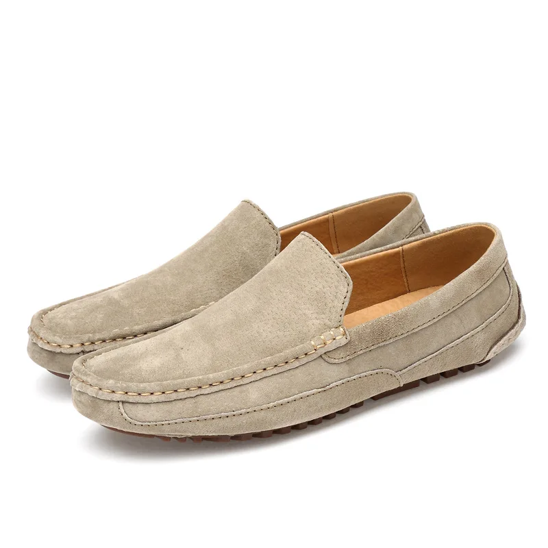 Mocasines en Piel de Ante para Hombre Antideslizantes