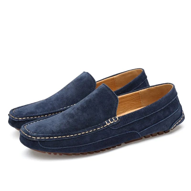 Mocasines en Piel de Ante para Hombre Antideslizantes - Imagen 2