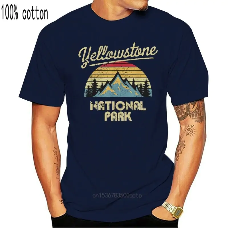 Camiseta Retro Yellowstone National Park - Imagen 2
